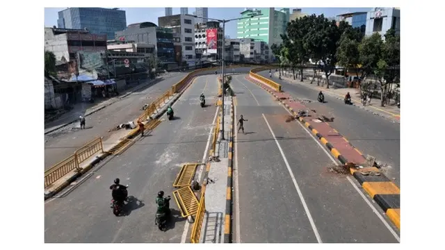 Potret Kondisi Terkini Pasar Tanah Abang Saat Aksi 22 Mei