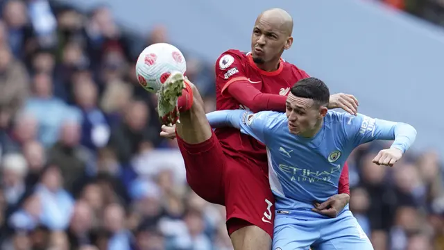 FOTO: Liverpool Tahan Imbang Manchester City pada Lanjutan Liga Inggris