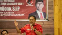 Ketua Badan Pemenangan Pemilu (Bappilu) DPC PDIP Surabaya Anas Karno. (Foto: Dian Kurniawan/Liputan6.com).