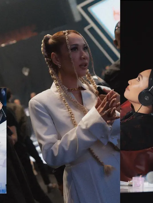 Tampilan lebih artsy ditampilkan Bunga Citra Lestari dengan outfit serba putih dari Stella Rissa [@itsmebcl]