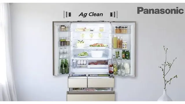 Kulkas Panasonic berteknologi Ag Clean.