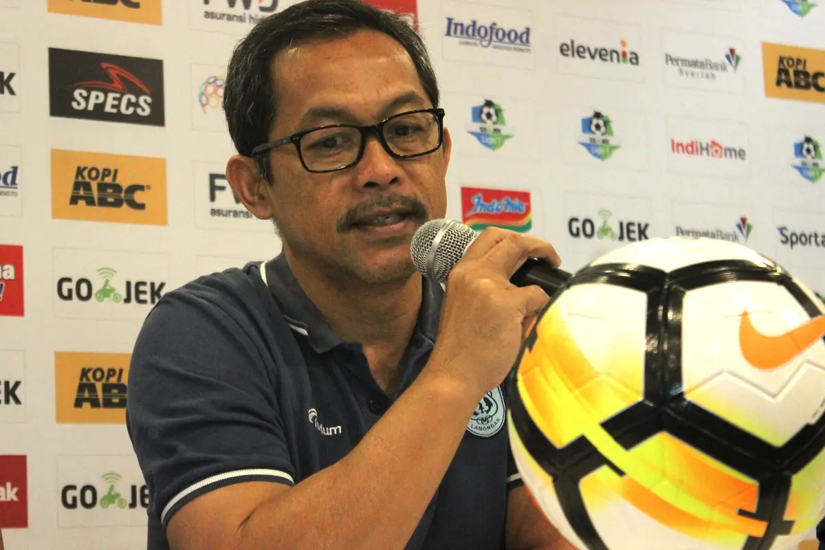 Pelatih Persela Lamongan, Aji Santoso.