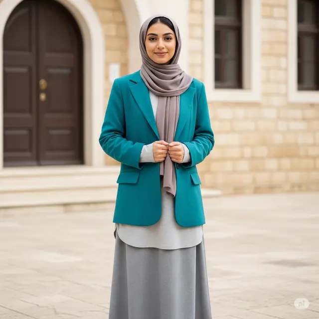 Ide Mix and Match Tunik, Blazer, dan Hijab untuk Tampil Elegan di Berbagai Acara