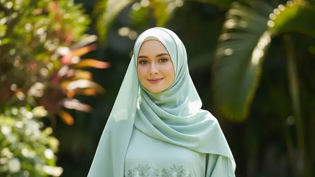 Model Gamis Abaya Warna Pastel Anti Gerah