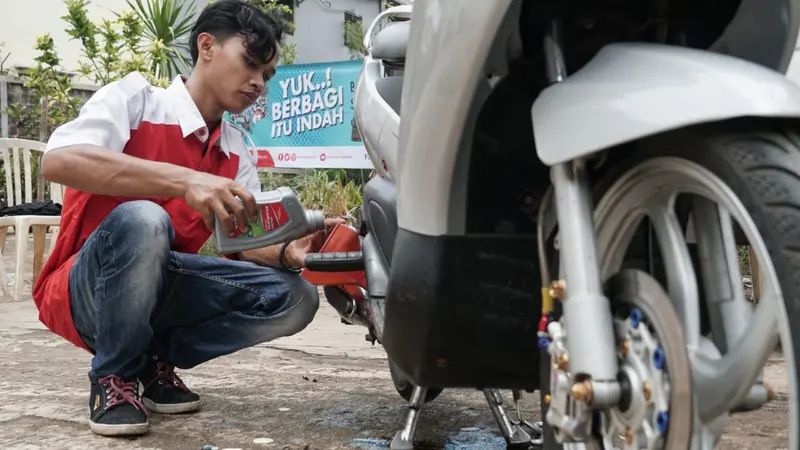 Pertamina Lubricant Berikan layanan Ganti Oli Gratis Untuk Korban Banjir (Ist)