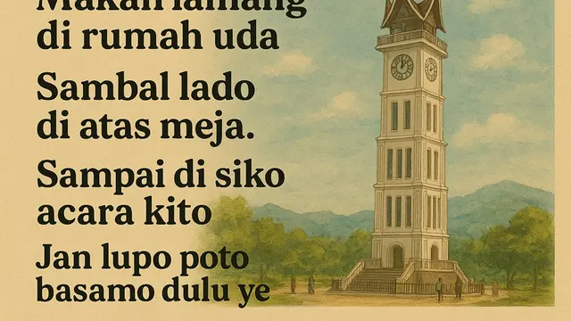 Pantun Minang Penutup Acara