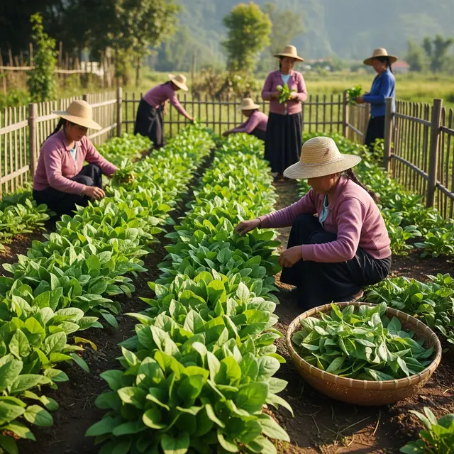 Kebun Sayur Sederhana yang Bisa Dijual oleh Ibu-Ibu (Gemini AI)