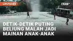 Angin puting beliung tidak dapat diprediksi kedatangannya, seperti yang terjadi di Indramayu berikut ini. Bibit pusaran angin tiba-tiba muncul di depan SD Negeri Srengseng dan terekam CCTV. Alih-alih menimbulkan kepanikan warga, kemunculan pusaran an...