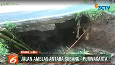 Tinggi debit air gorong-gorong menyusul hujan deras yang mengguyur di kawasan ini sepanjang malam hingga pagi hari.