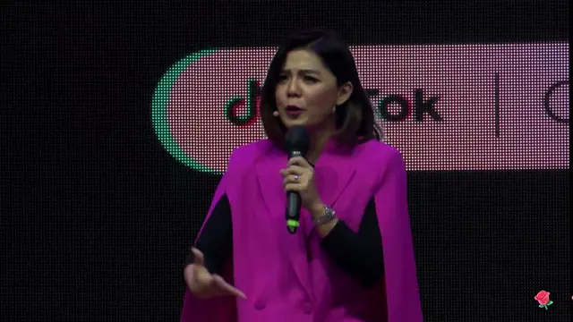 Motivator Merry Riana dalam Main Event #SerunyaBelajar Ada di TikTok (TikTok LIVE Indonesia)