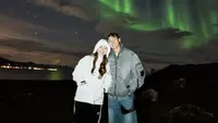 Potret Felicya Angelista & Hito Caesar Lihat Aurora di Norwegia, Sampai Merinding
