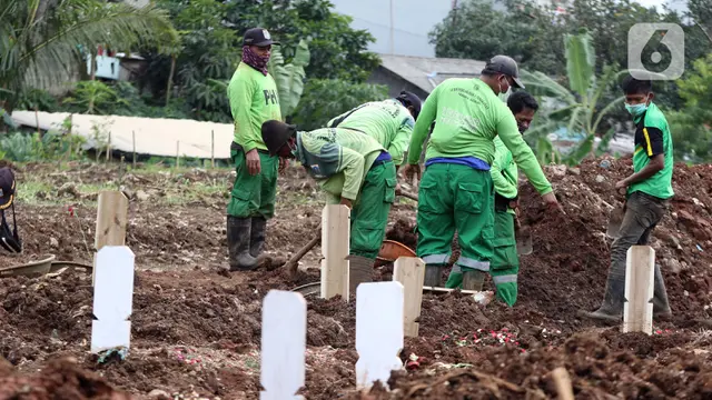 TPU Srengseng Sawah 2 Mulai Digunakan untuk Pemakaman dengan Protokol COVID-19