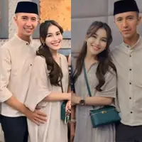Ayu Ting Ting Kenakan Dress saat Buka Puasa Bersama Calon Suaminya, Muhammad Fardhana. [@ayutingtingfardhana]
