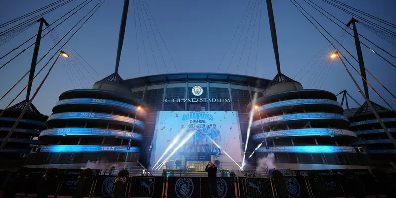 Manchester City Liga Inggris Etihad Stadium