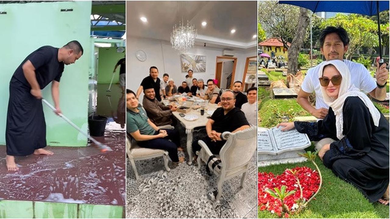 6 Potret Kegiatan Artis Jelang Ramadan, Sultan Djorghi Ikut Bersihkan Masjid