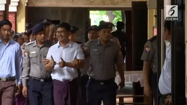 Pengadilan Myanmar hari ini membatalkan vonis pada dua wartawan Reuters, yang dituduh mendapatkan dokumen rahasia Negara.
