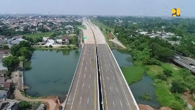 Jalan Tol Cinere-Jagorawi (Tol Cijago) sepanjang 14,64 km telah selesai dibangun. Tol ini bagian dari jaringan tol lingkar dalam kota dan lingkar luar atau Jakarta Outer Ring Road (JORR) 2. (Dok Kementerian PUPR)