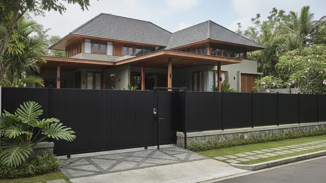Model Pagar Rumah Anti Ular yang Estetik