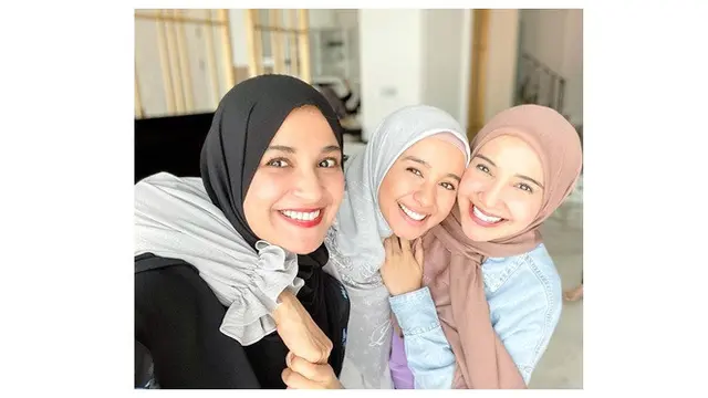 7 Momen Kompak Laudya Cynthia Bella, Zaskia dan Shireen Sungkar, Bak Kakak Adik