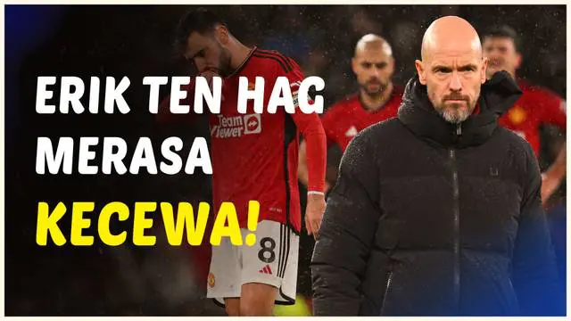 Berita video pelatih Manchester United, Erik Ten Hag merasa kecewa atas performa timnya saat kalah 0-3 melawan Bournemouth di kandang sendiri pada Sabtu (9/12/2023) malam WIB.