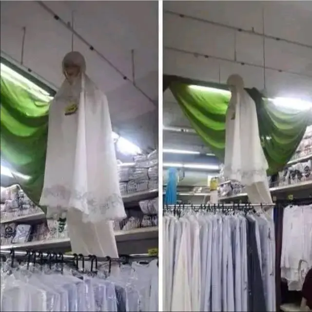 6 Potret Tingkah Manekin Berhijab Ini Bikin Geleng Kepala, Gagal Anggun