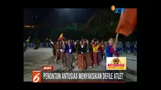 Para atlet dari 45 negara dan tamu undangan antusias mengikuti rangkaian acara yang dikemas megah di Gelora Bung Karno, Jakarta.