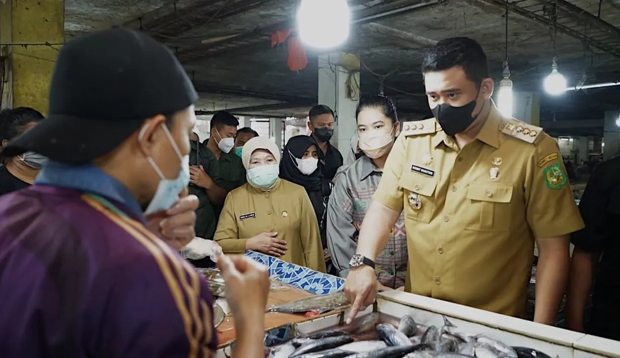 Kahiyang Ayu ke Pasar Petisah (Instagram/bobbynst)