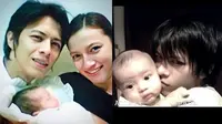 5 Foto Jadul Ariel Noah Bersama Alleia Saat Masih Balita (TikTok/pandab4by/alleialovers)