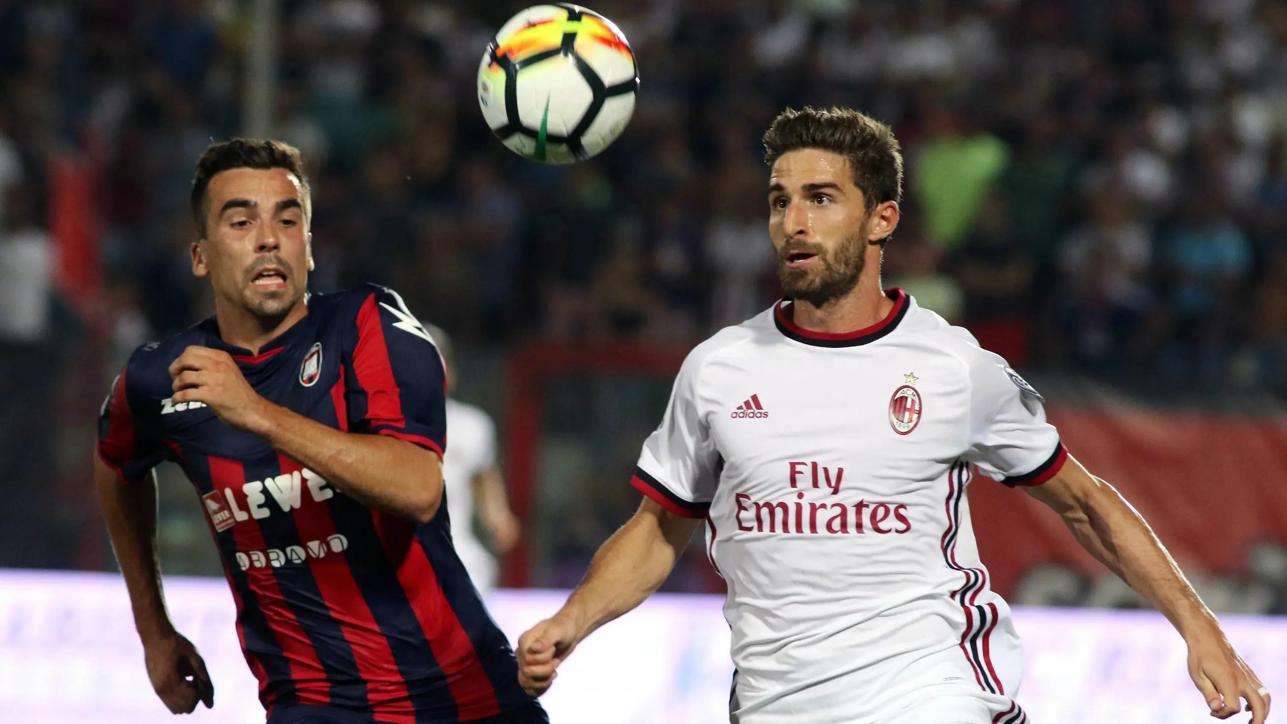 Penyerang AC Milan, Fabio Borini absen saat menghadapi Austria Wien di ajang Liga Europa. (Albano Angilletta/ANSA via AP)