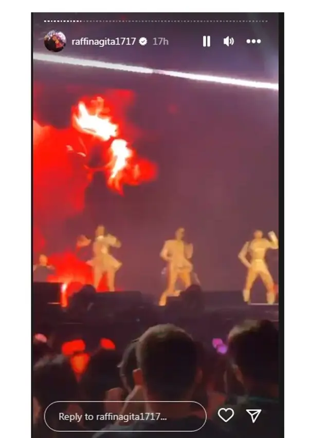 10 Momen Nagita Slavina Nonton Konser Blackpink di Korea Selatan, Seru Banget