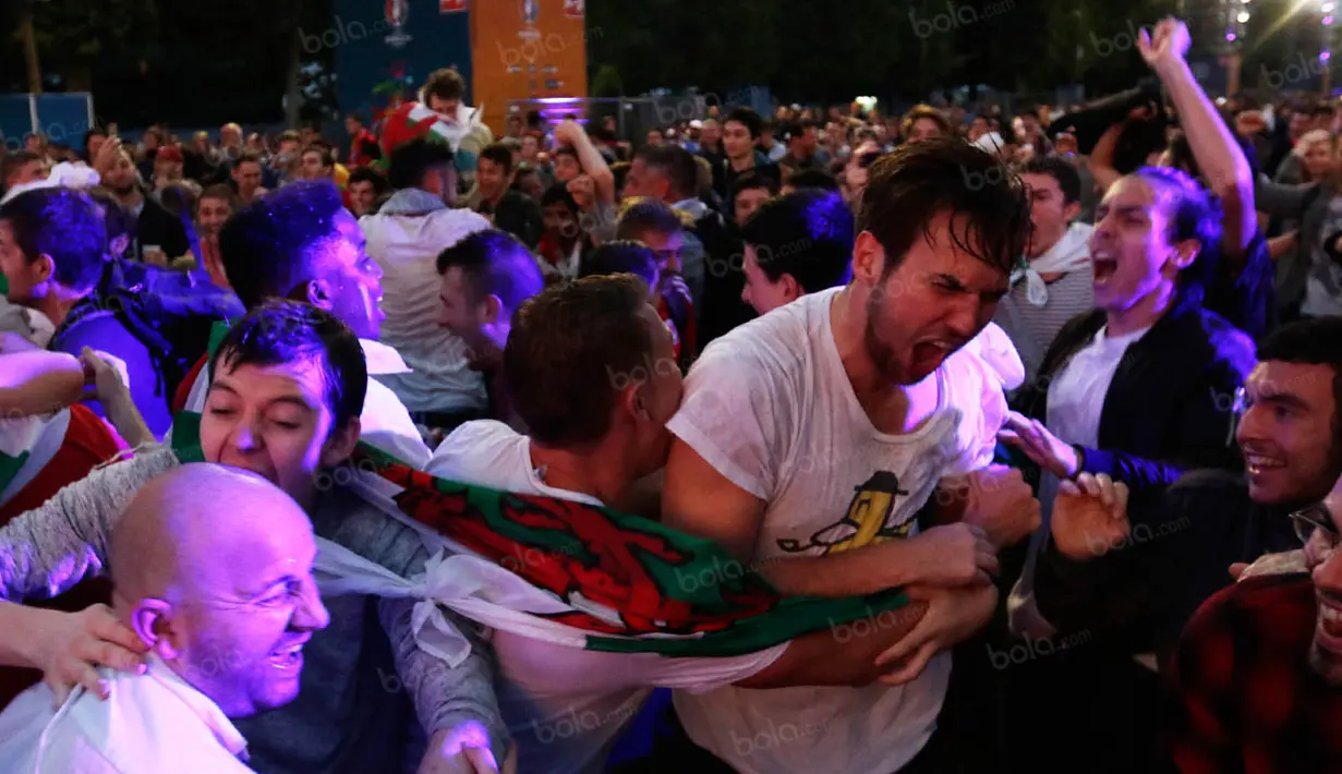 Wales berhasil mencetak sejarah dengan menembus semifinal usai menaklukan Belgia 3-1. (Bola.com/Vitalis Yogi Trisna)