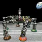 Tim insinyur MIT merancang sebuah kit komponen robotik universal yang dapat dengan mudah dipadupadankan oleh seorang astronot untuk membangun "spesies" robot yang berbeda agar sesuai dengan berbagai misi di bulan. Kredit: Peneliti via MIT News