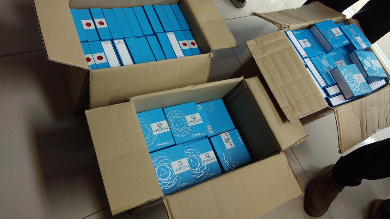 Penggeledahan Kantor QNet Jakarta