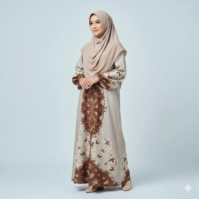 Rekomendasi Dress Panjang Muslim Bahan Linen Kombinasi Bordir Simple Terbaik 2025. Gemini