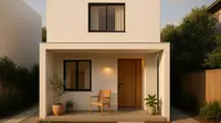 Model Rumah 4x6 Meter Mewah ala Minimalis (created by AI)