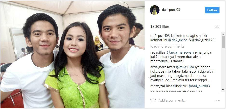 Putri Isnari dan Duo R (Instagram)