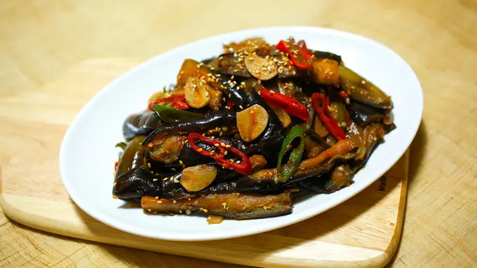 terong panggang tumis