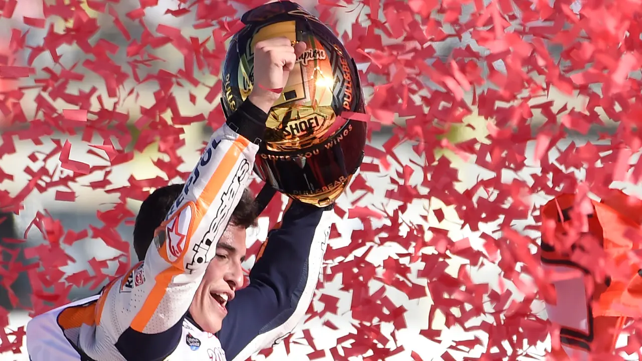PHOTO: Finis di Urutan Ketiga, Marquez Sabet Juara Dunia MotoGP 2017