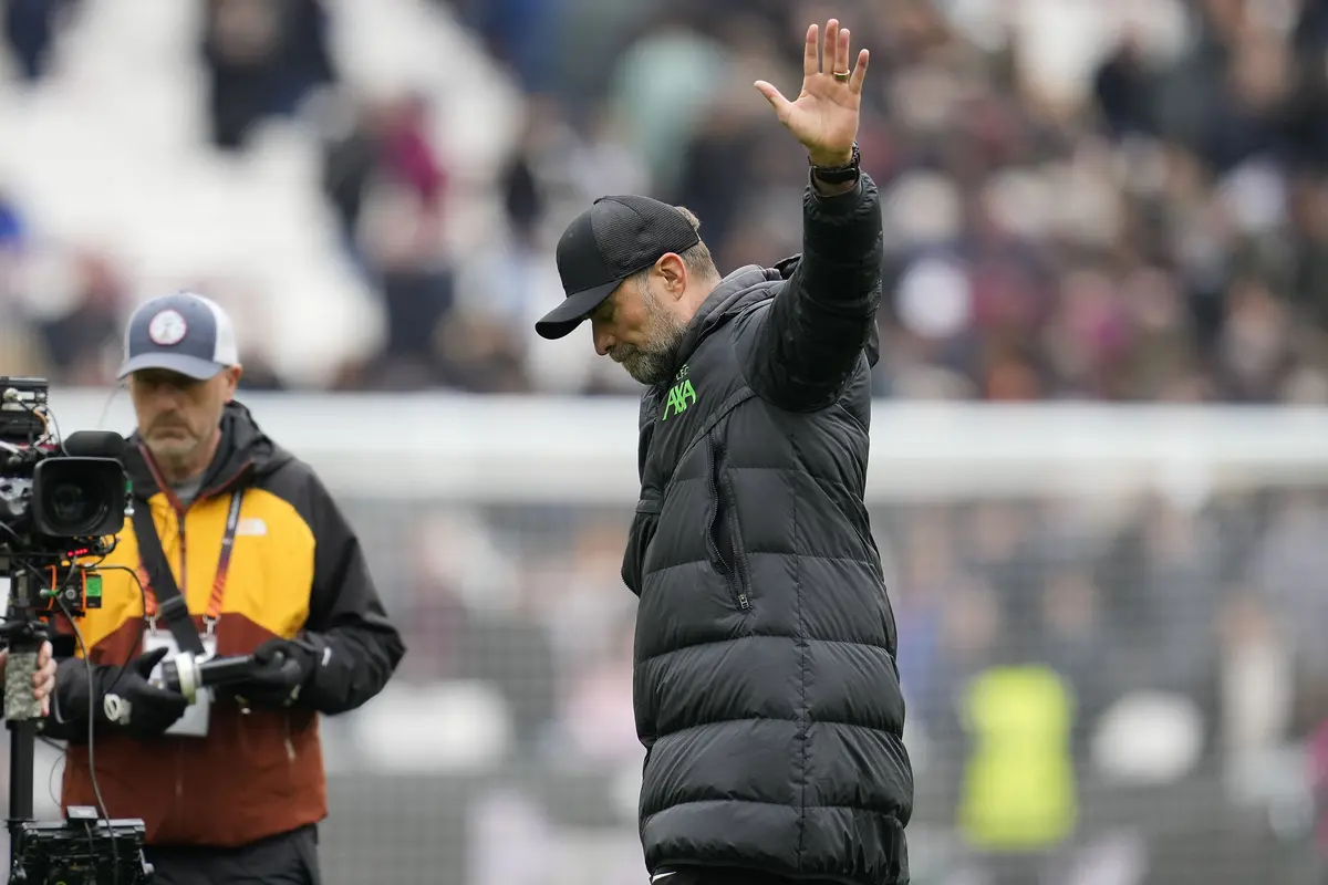 Foto: Kecewanya Jurgen Klopp setelah Ditahan Imbang West Ham, Liverpool Kibarkan Bendera Putih dalam Persaingan Gelar Juara Liga Inggris