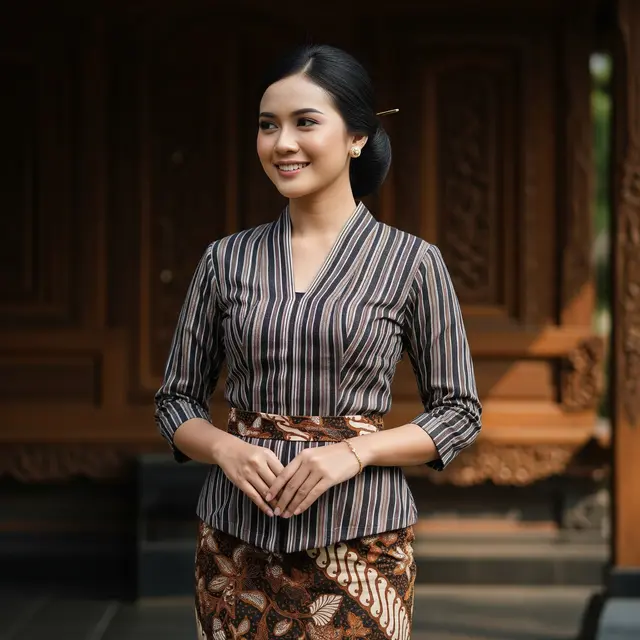 Model Baju Lurik Kutu Baru