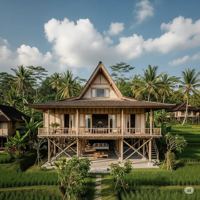 Rumah Panggung Minimalis