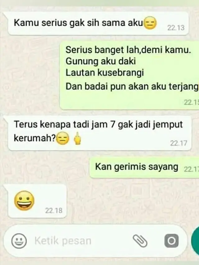 6 Chat Ketahuan Bohong oleh Kekasih Ini Bikin Malu
