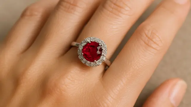 Model Cincin Merah Delima yang Cantik dan Kekinian