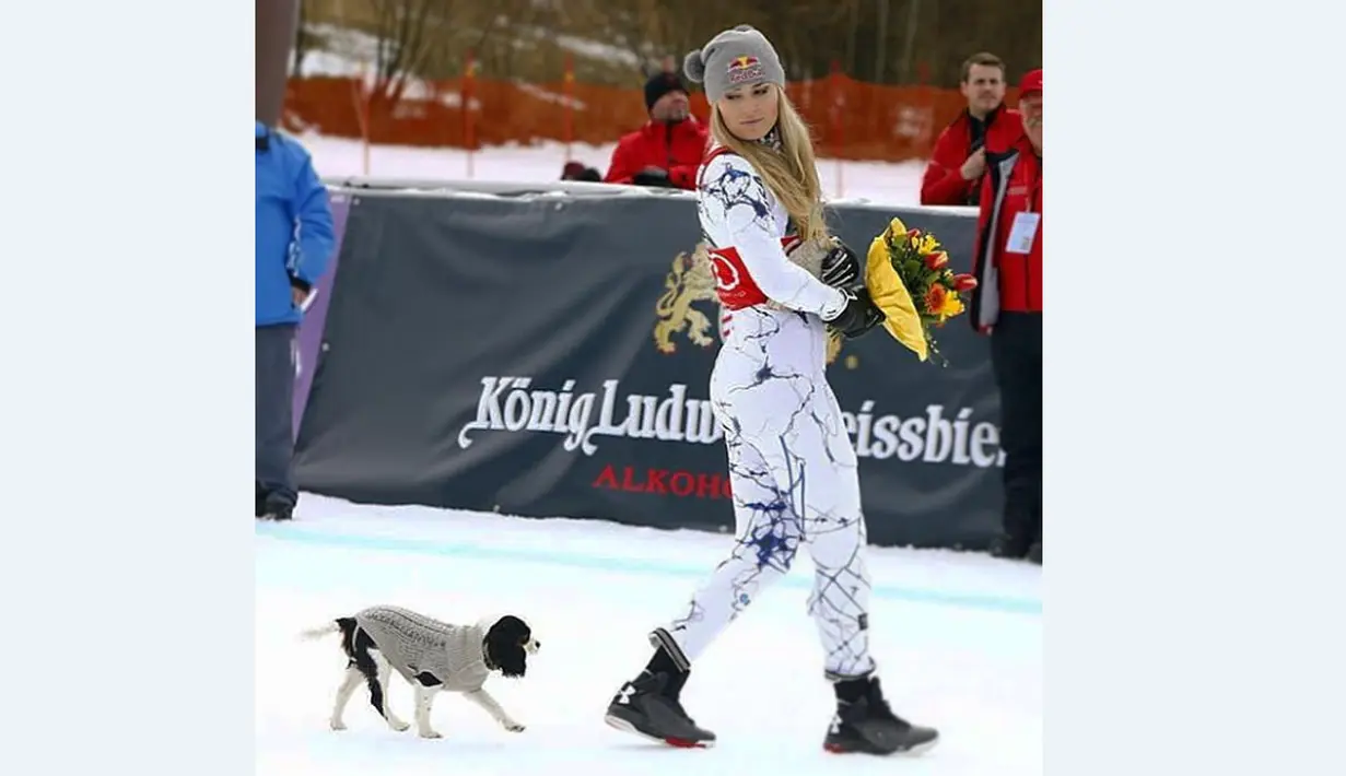 Lindsey Vonn telah memenangi 76 balapan dalam Piala Dunia Ski di 5 nomor. (Instagram/Lindseyvonn)