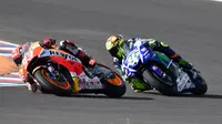 Video Duel Seru Rossi vs Marquez di MotoGP Argentina