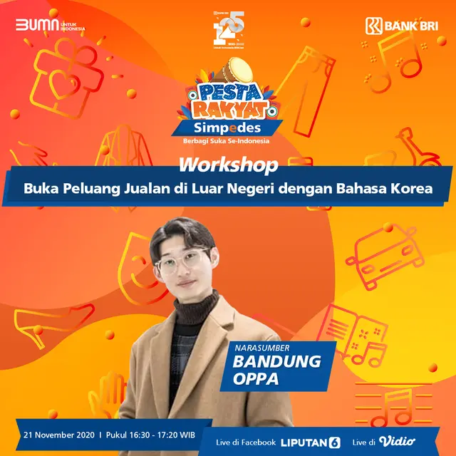 Workshop Jualan di Luar Negeri dengan Bahasa Korea