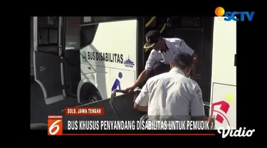 Puluhan pemudik difabel asal Jawa Tengah memanfaatkan bus khusus untuk kembali ke daerah mereka masing-masing. Seperti apa penampakannya?