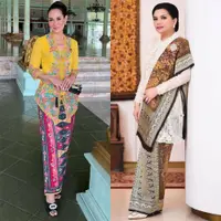 Lihat di sini beberapa ide kebaya untuk kondangan dari para istri pejabat.