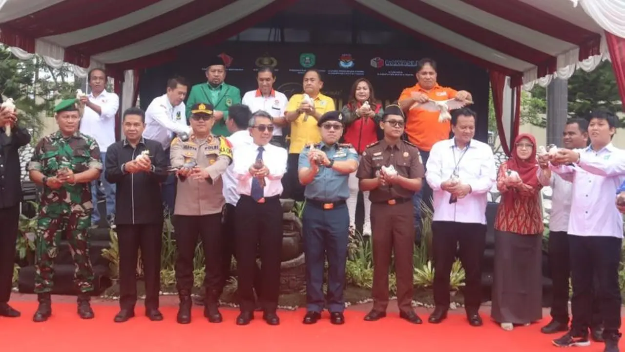 Hadiri Deklarasi Kampanye Pemilu Damai, Bupati Kutai Timur Serukan Persatuan dan Kesatuan