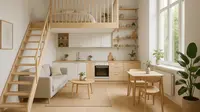 7 Desain Rumah Kecil dengan Loft Minimalis, Solusi Cerdas untuk Hunian Efisien